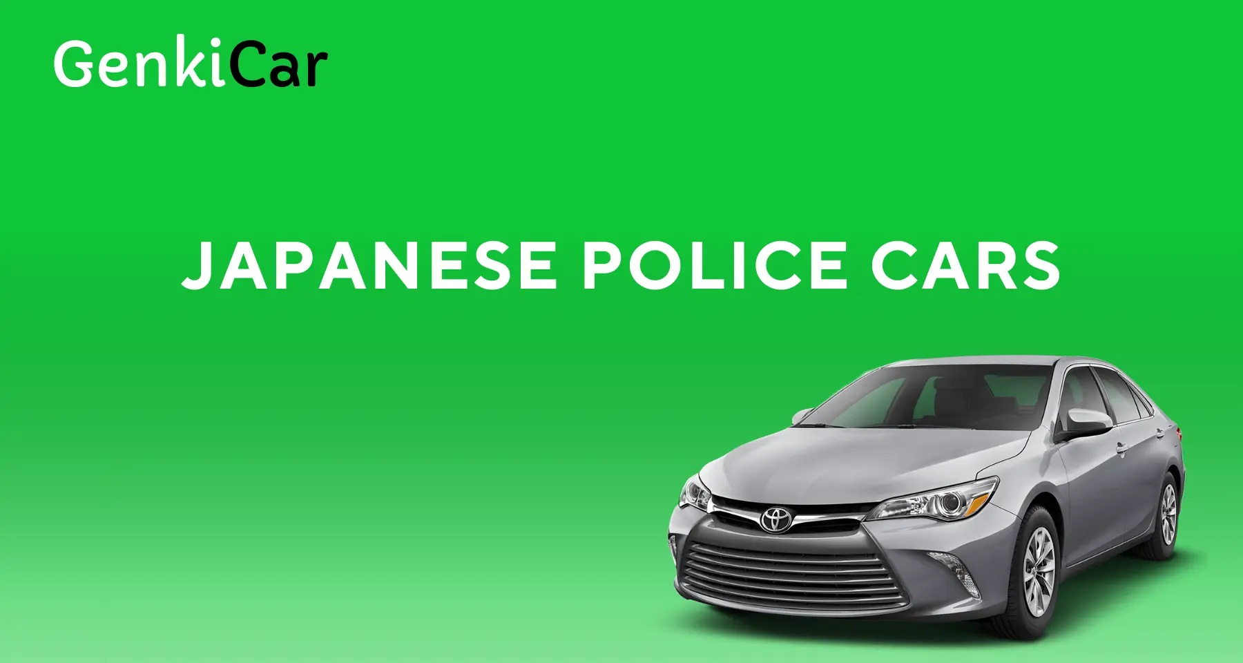 Japanese police cars